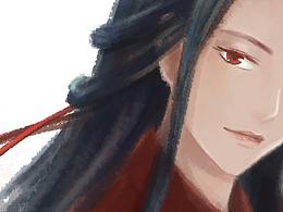 头像练习 原创速途 红衣