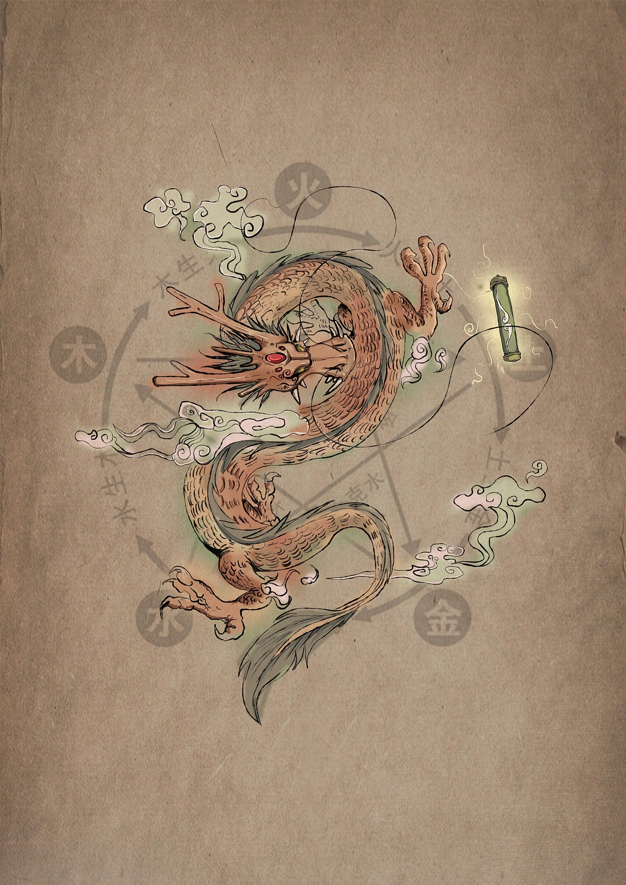 《五行》系列插画