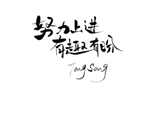 手写字（个人主页-ZNDU2MjU2OTY=） - 字体/字形 - 站酷设计师TangSeng10原创素材 - 站酷ZCOOL