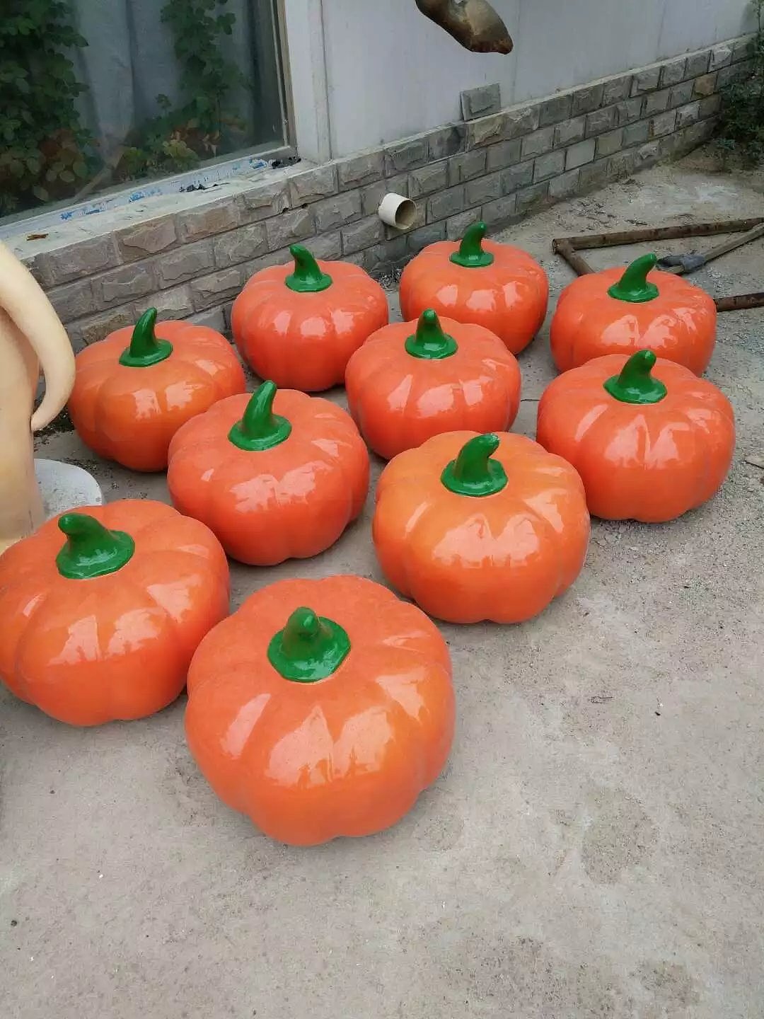 户外农业生态园摆件玻璃钢仿真南瓜雕塑树脂道具美陈