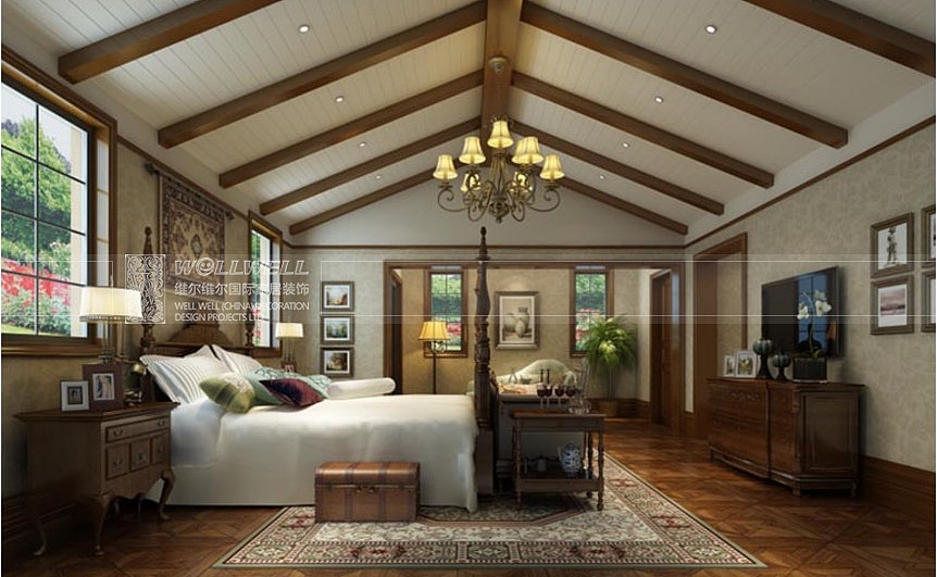 坡岭顿 面积 460m2 风格 美式