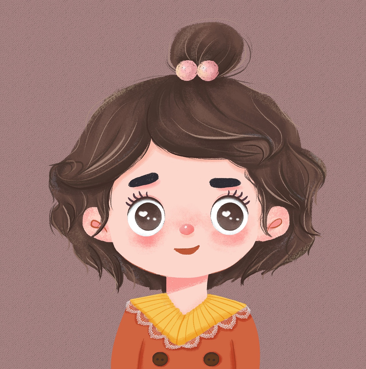 q版情侣头像女头像