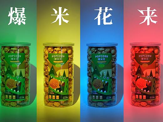 一桶时尚的爆米花