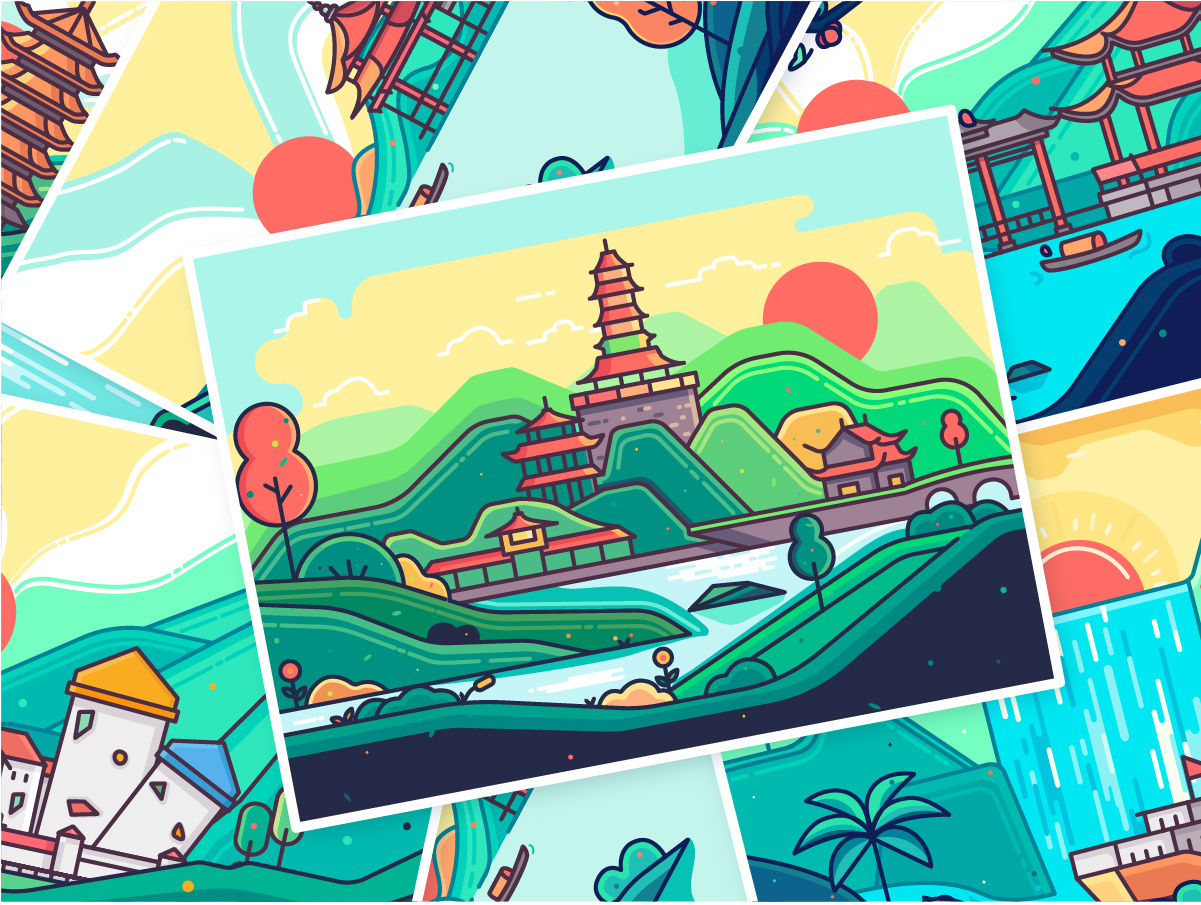 畅游重庆-旅游景点设计