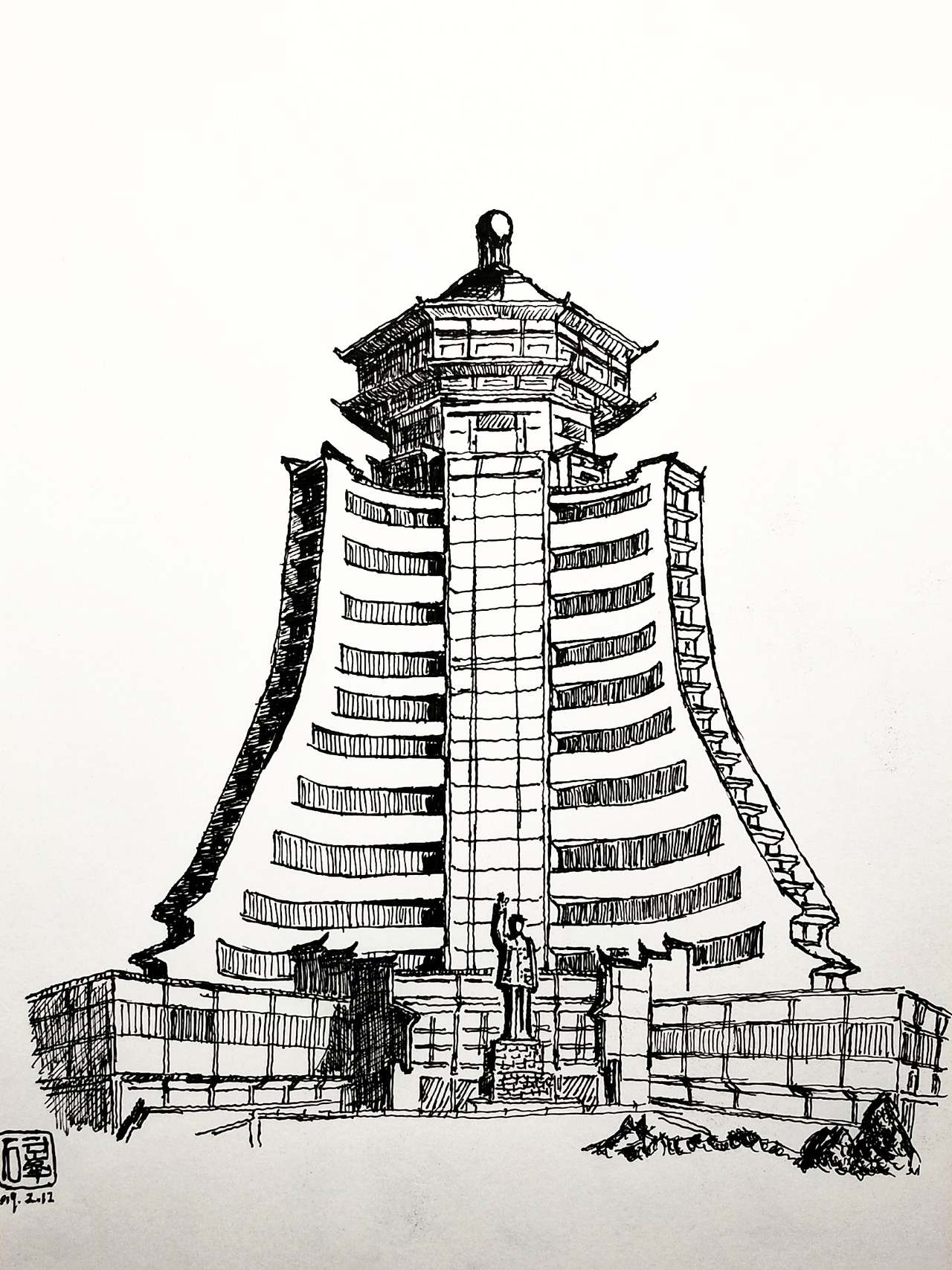 贵阳三景之甲秀楼,民族博物馆_石小峰rock-站酷zcool