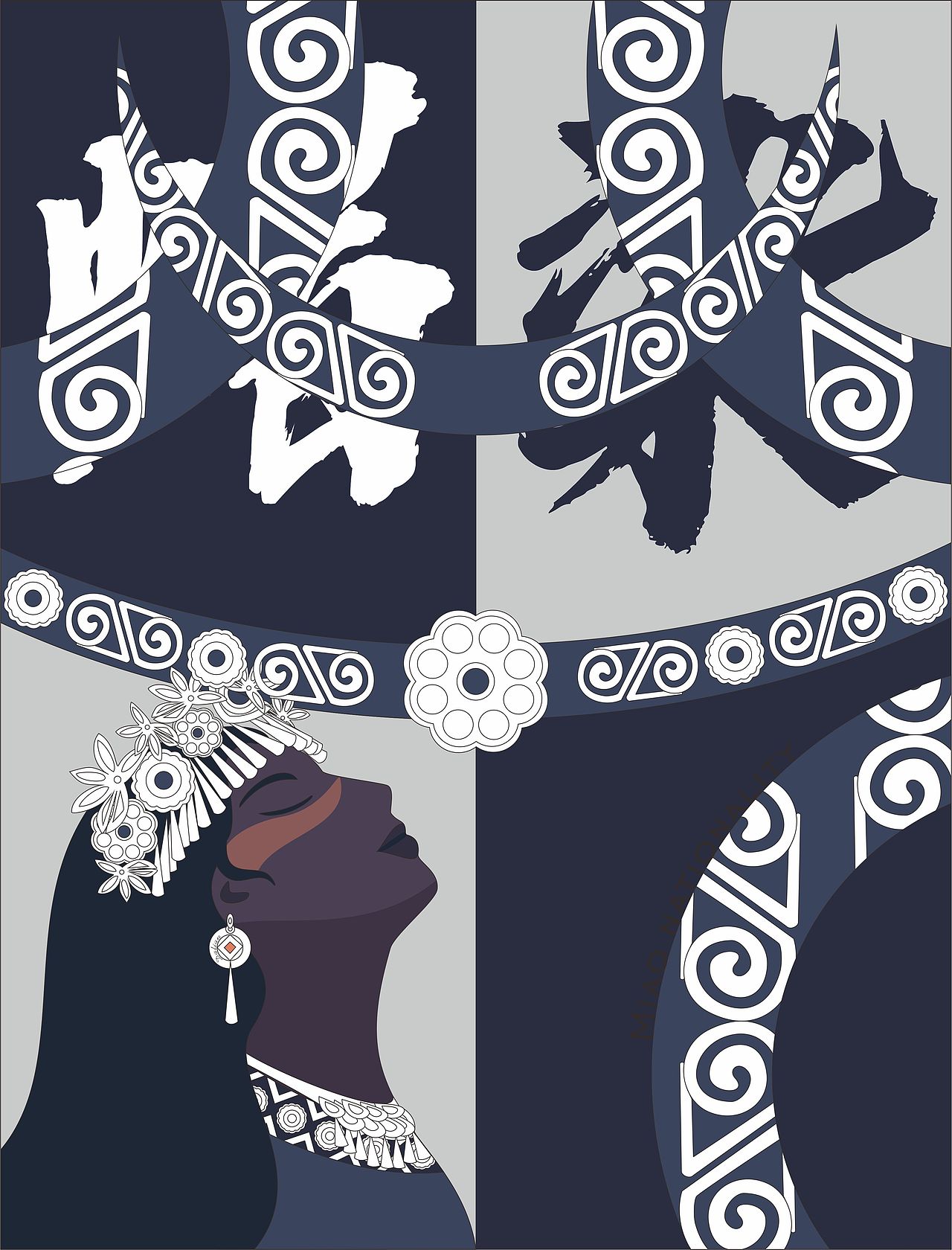 苗族文化:(蜡染)