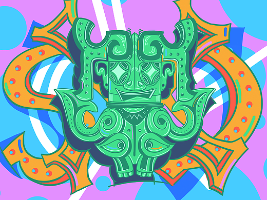 插画随笔——三星堆