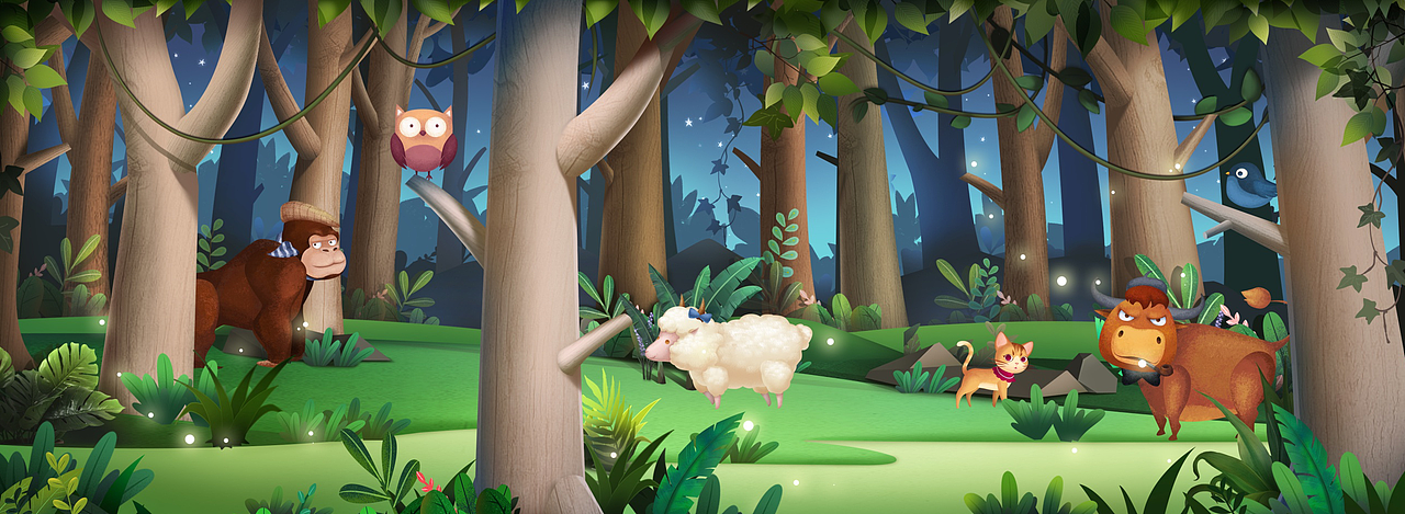 动画学院场景UI（图ZMjMwMTc5MjI4） - 游戏原画 - 站酷设计师郝辰萌原创素材 - 站酷ZCOOL