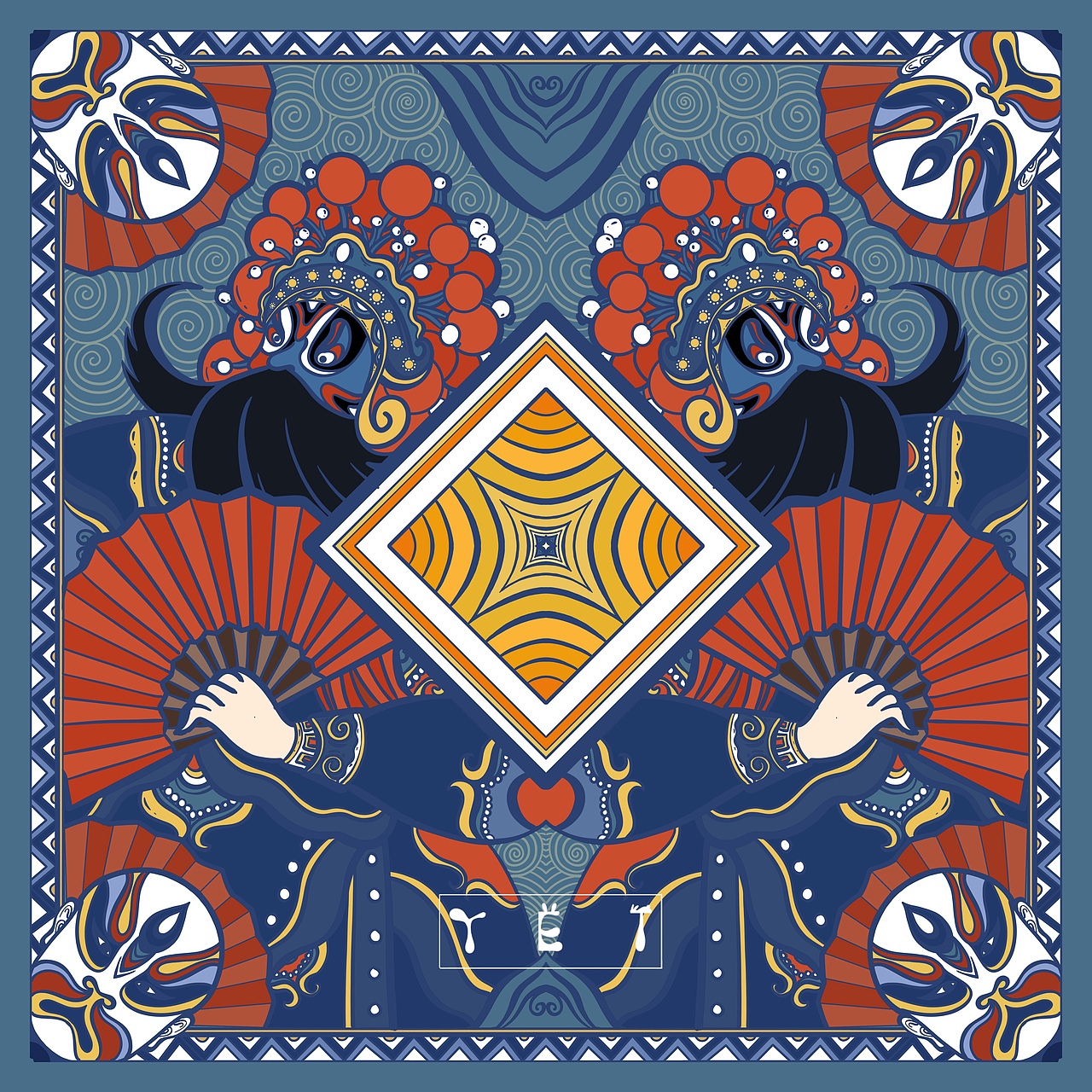 国潮系列（图ZMjMxMzE0MzA0） - 商业插画 - 站酷设计师异耳兔原创素材 - 站酷ZCOOL