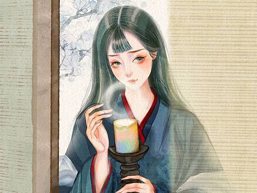 翠袖冷,且莫辞、花下秉烛。