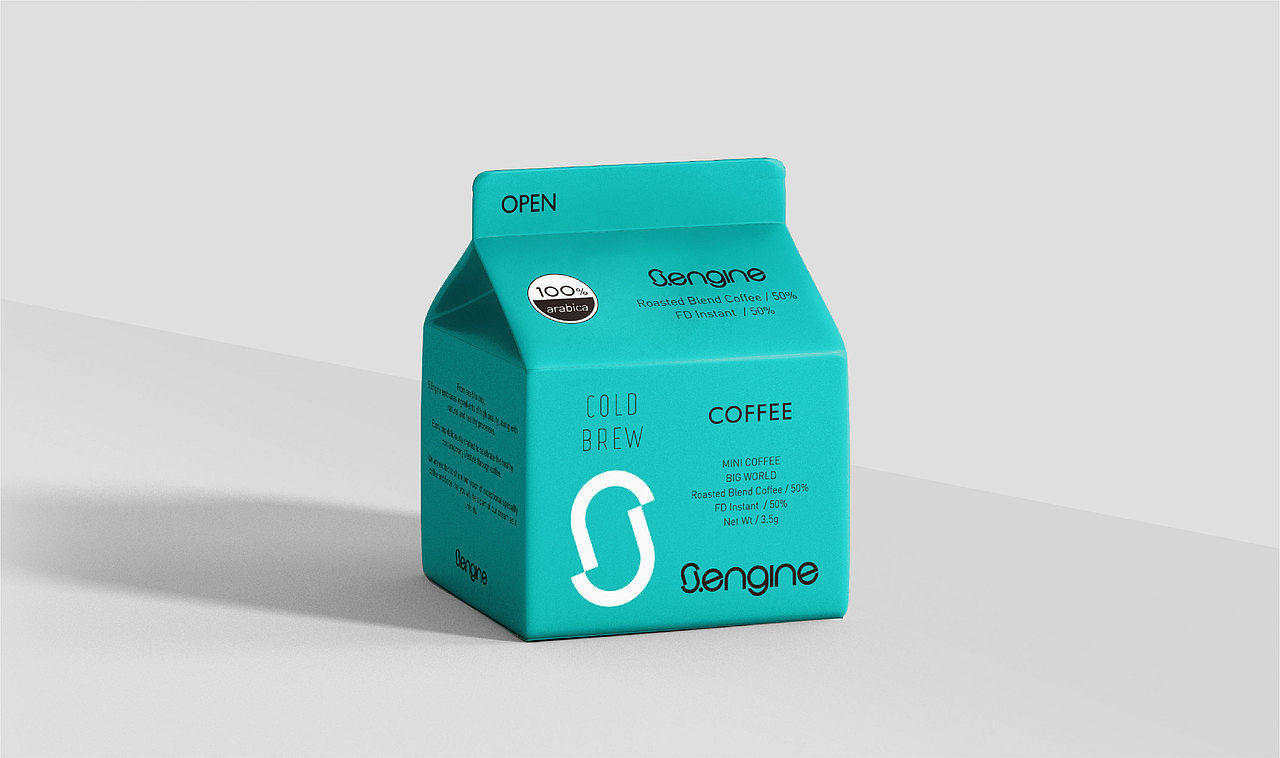 鹰集咖啡冷翠饮料包装