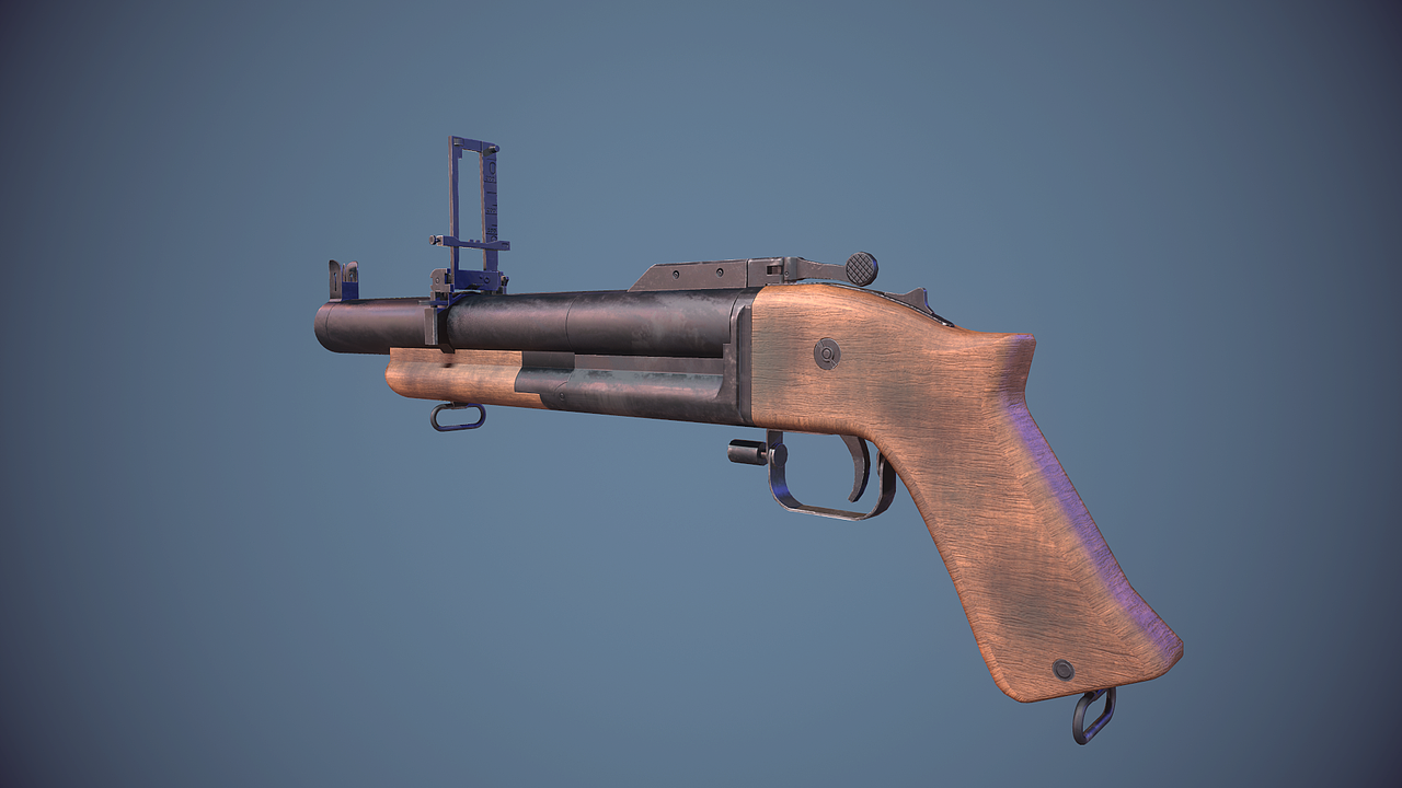 【次时代模型】M79榴弹发射器