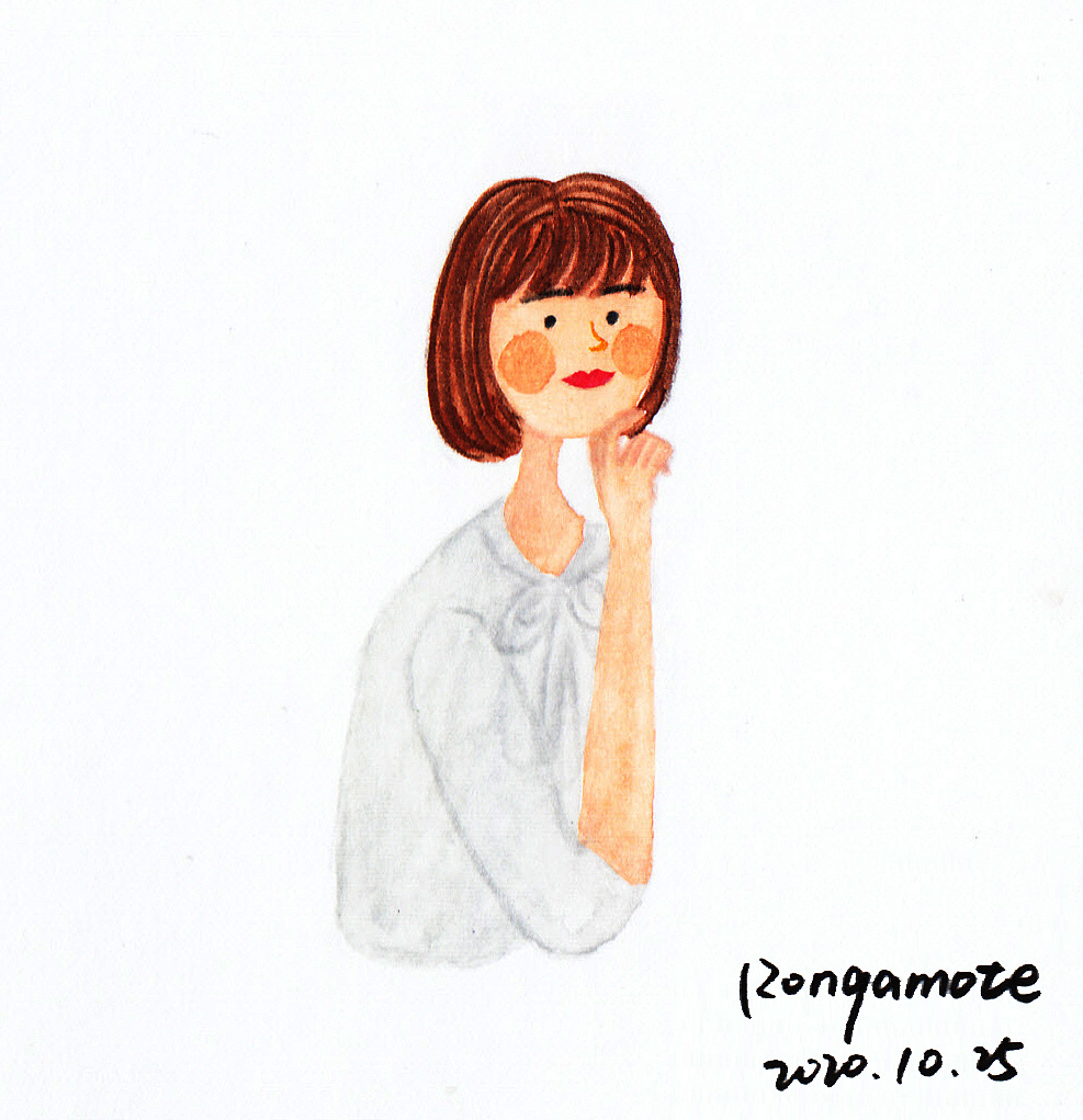 可爱时尚水彩人物头像集1