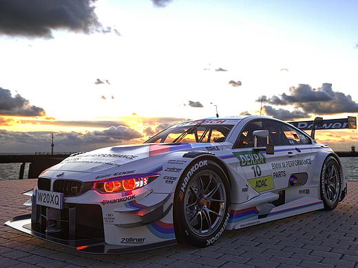 BMW DTM赛车渲染