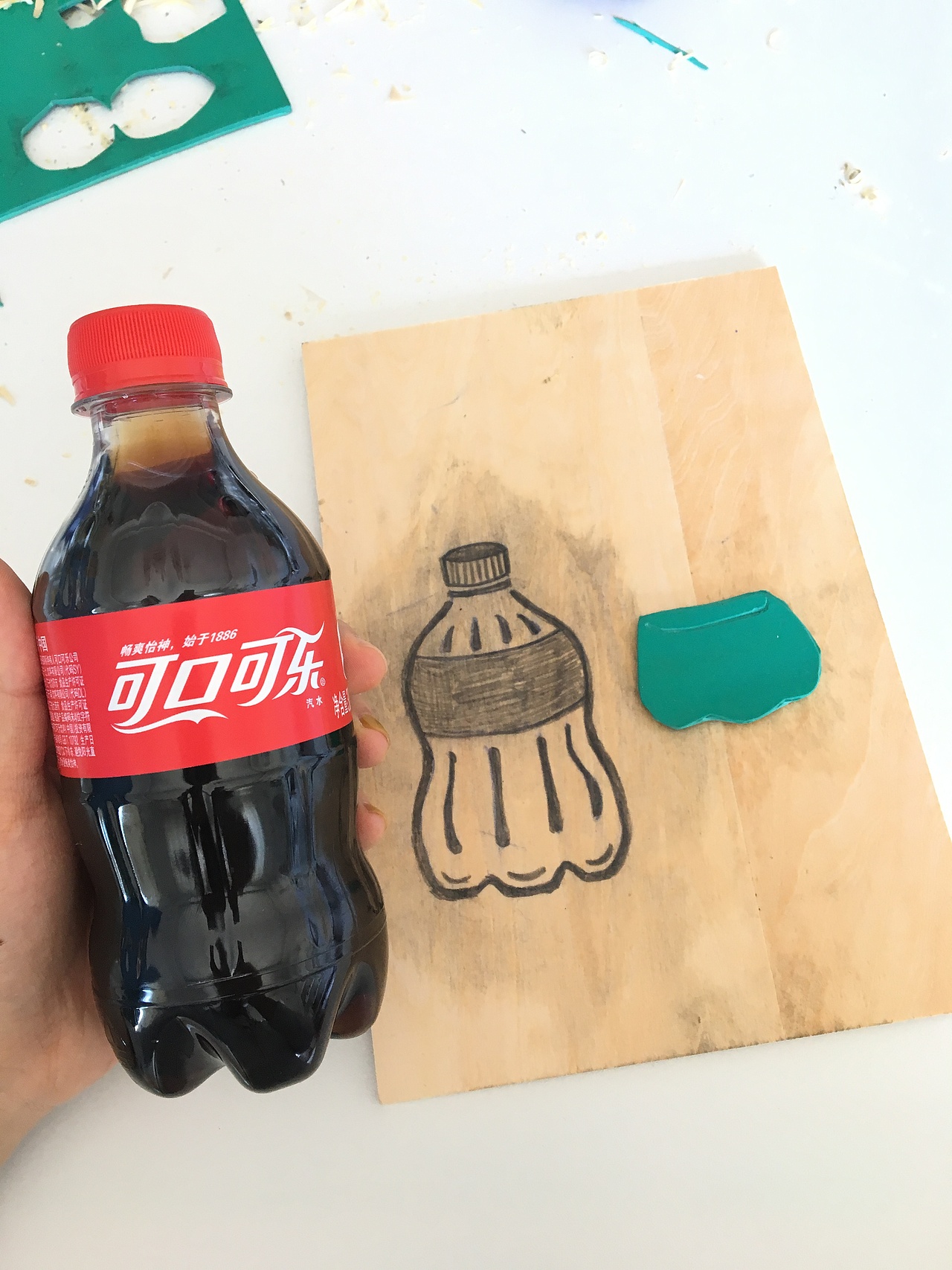 木刻版画 | 我爱可乐 简易教程1f926‍♂️（图ZOTY3MjkwMzY=） - 绘画 - 站酷设计师lengayin原创素材 - 站酷ZCOOL