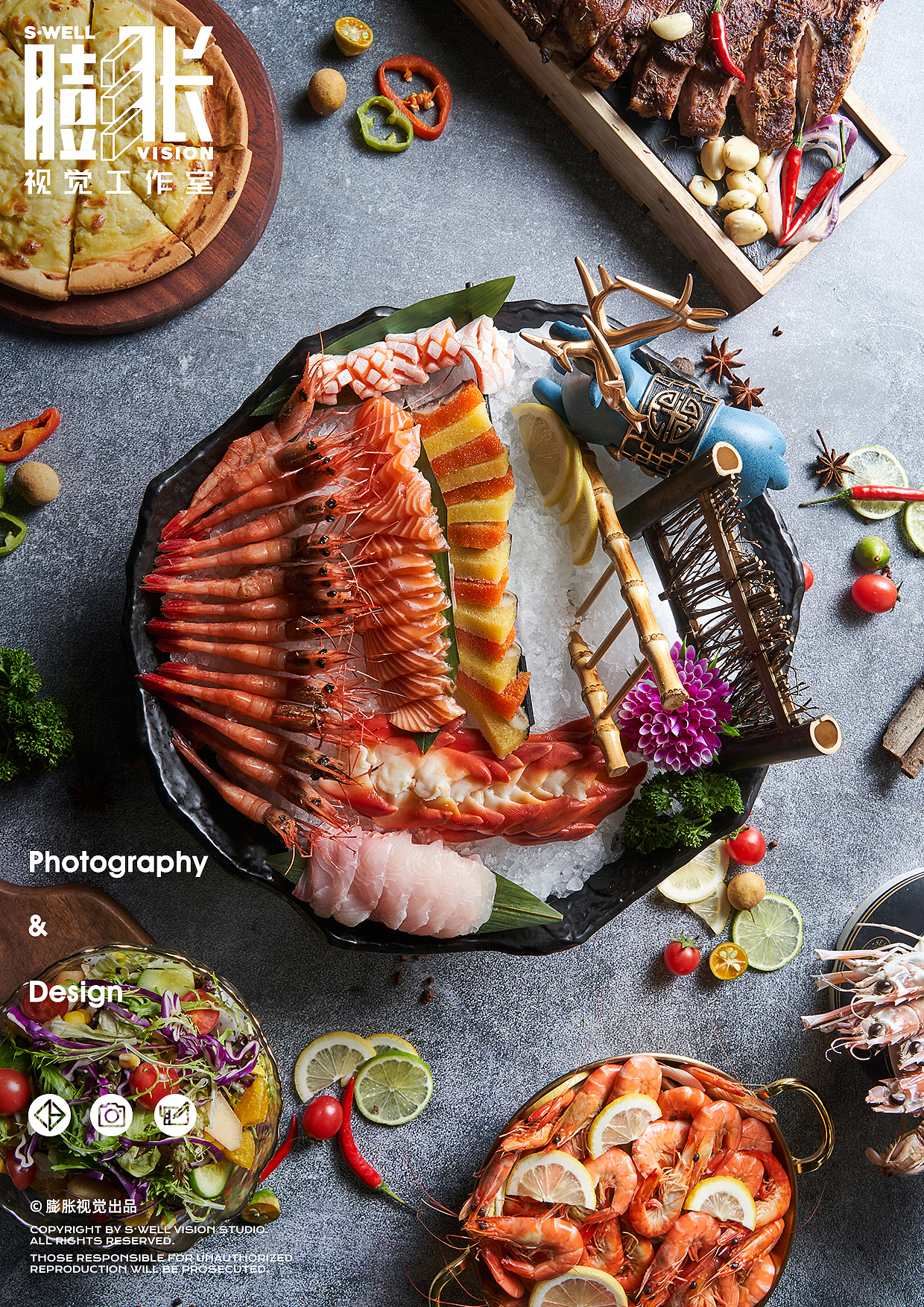 九月海海鲜自助食材拍摄（图ZMjg1MzU5NDc2） - 美食摄影 - 站酷设计师叫我老张原创素材 - 站酷ZCOOL