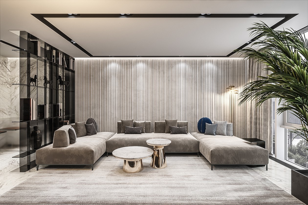 轻奢别墅客餐厅