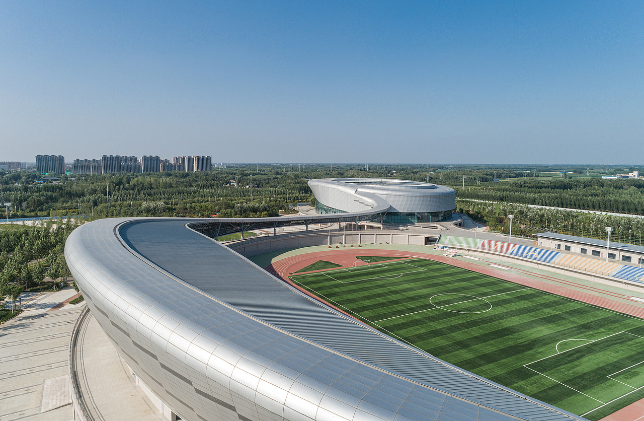 阜城县奥林匹克体育中心（图ZMjE4MTM5NTUy） - 环境/建筑摄影 - 站酷设计师景雄建筑摄影原创素材 - 站酷ZCOOL
