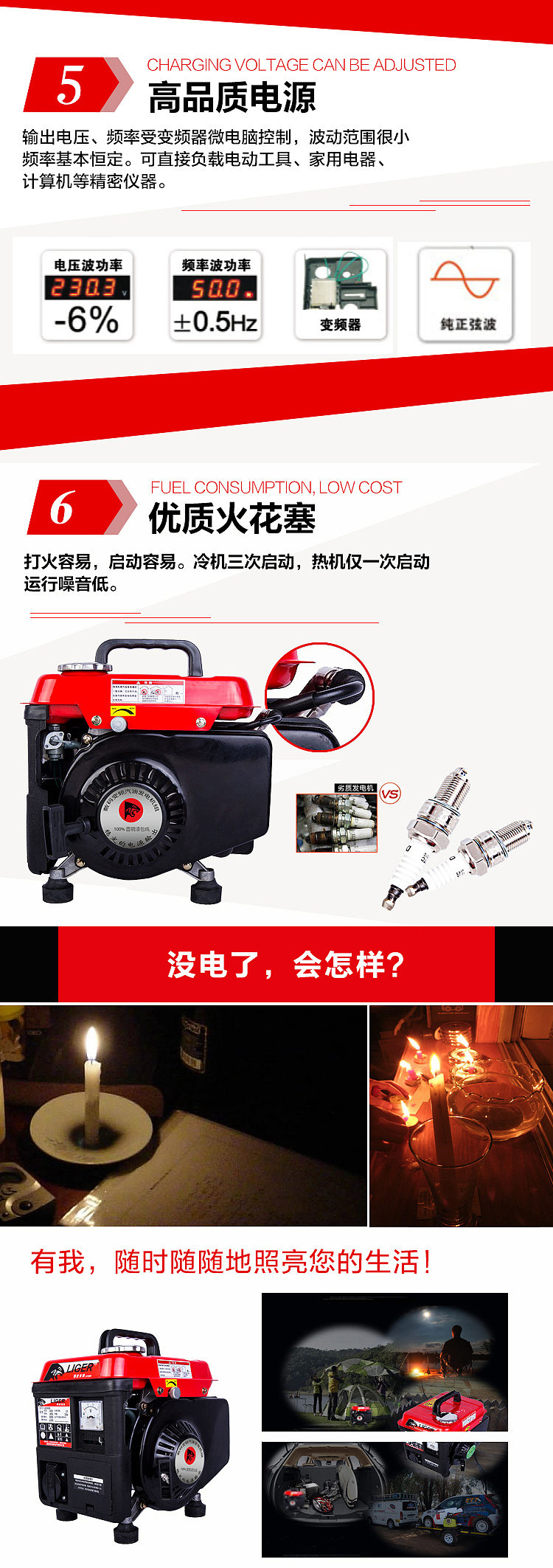 汽油发电机详情（图ZNTcxMjk2NDQ=） - 电商 - 站酷设计师1090816757原创素材 - 站酷ZCOOL