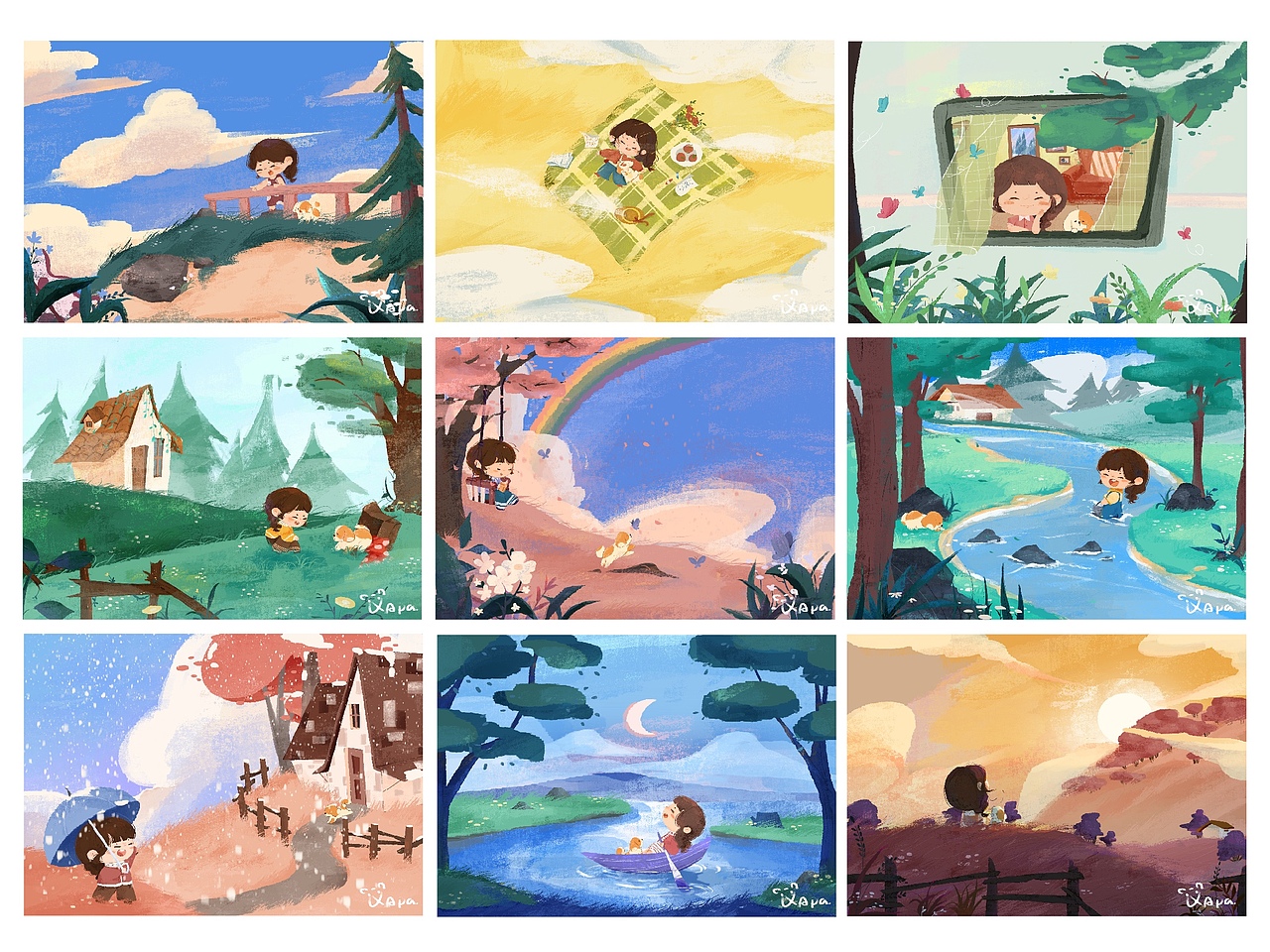 儿童插画|小小的汤圆（图ZMjk1MjgxNTQ0） - 儿童插画 - 站酷设计师熊阿怕原创素材 - 站酷ZCOOL