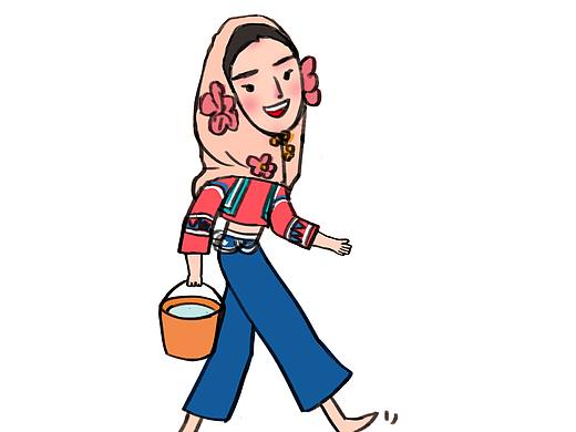 惠安女卡通形象