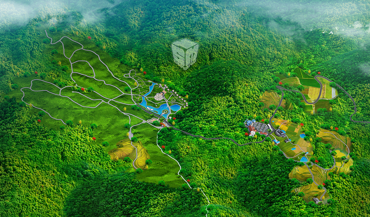 02三维风格景区导览图(12p)