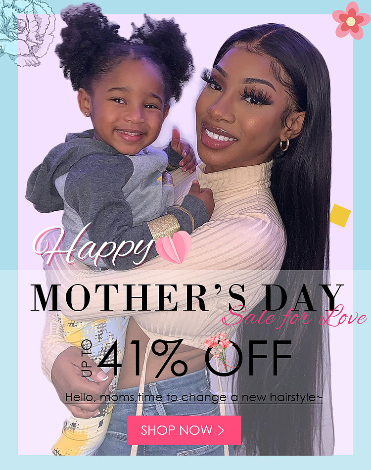 速卖通母亲节假发店铺装修轮播