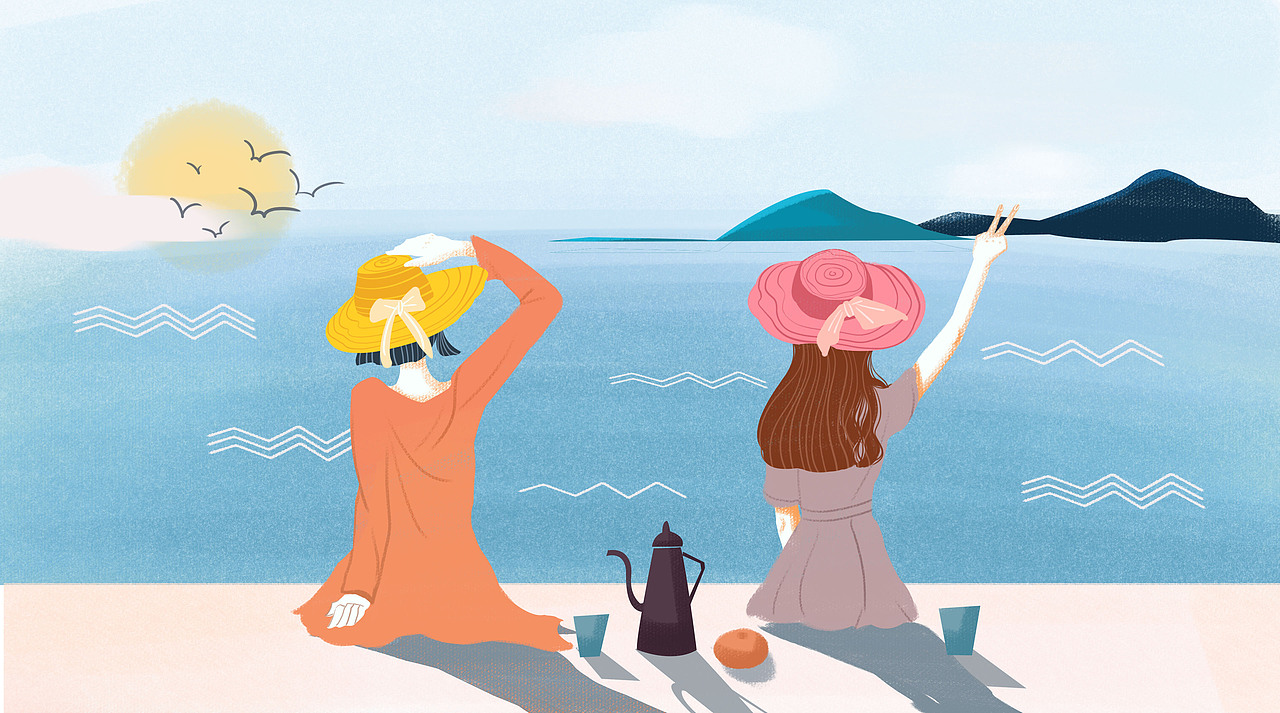 让插画带你去旅行（图ZMTE4MDc4ODgw） - 商业插画 - 站酷设计师爱谷穗的猫原创素材 - 站酷ZCOOL