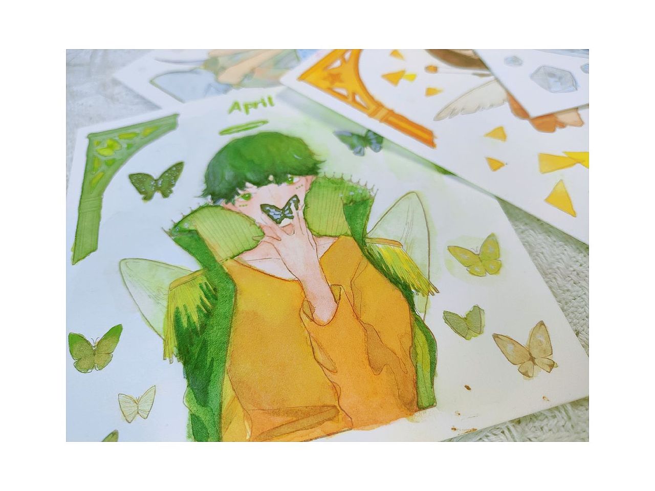 一些水彩上色练习