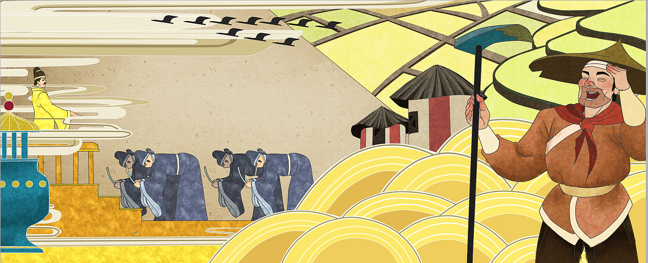 儿童文学类 中国风 平面风类插画（图ZMTQ0MzgzMjUy） - 儿童插画 - 站酷设计师上超工作室原创素材 - 站酷ZCOOL