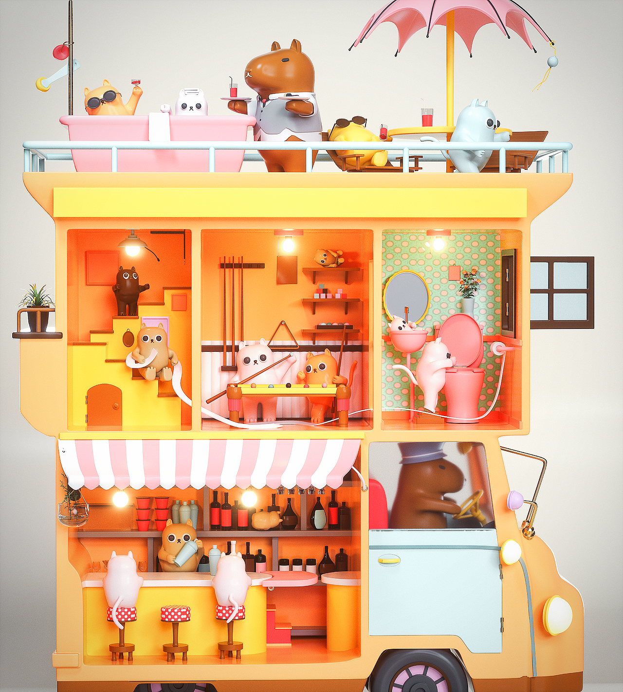 C4D 四月-五月渲染作品