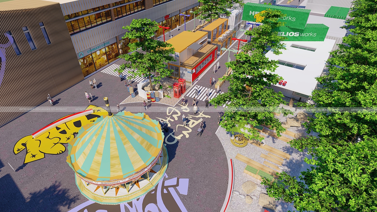 集装箱文创园 I 工业风集装箱创意商业街_上海集装客（图ZMjA3NzYwNjY4） - 建筑设计 - 站酷设计师集装客原创素材 - 站酷ZCOOL