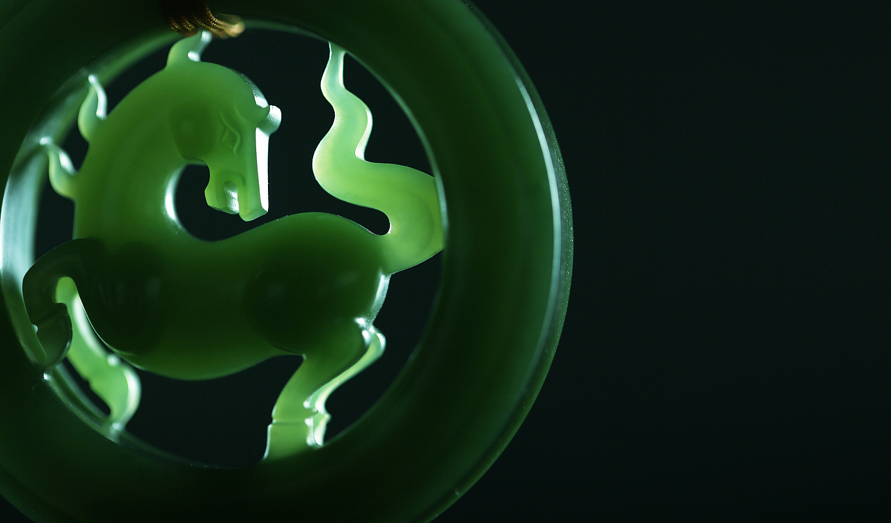 玉器摄影特写一