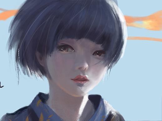 手绘练习（个人主页-ZNDExNjMxNzI=） - 艺术插画 - 站酷设计师寒月殇原创素材 - 站酷ZCOOL