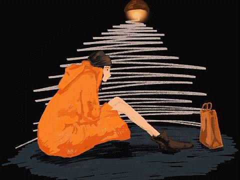黑暗中的亮光（个人主页-ZNTAxMjk0ODQ=） - 儿童插画 - 站酷设计师酉未原创素材 - 站酷ZCOOL