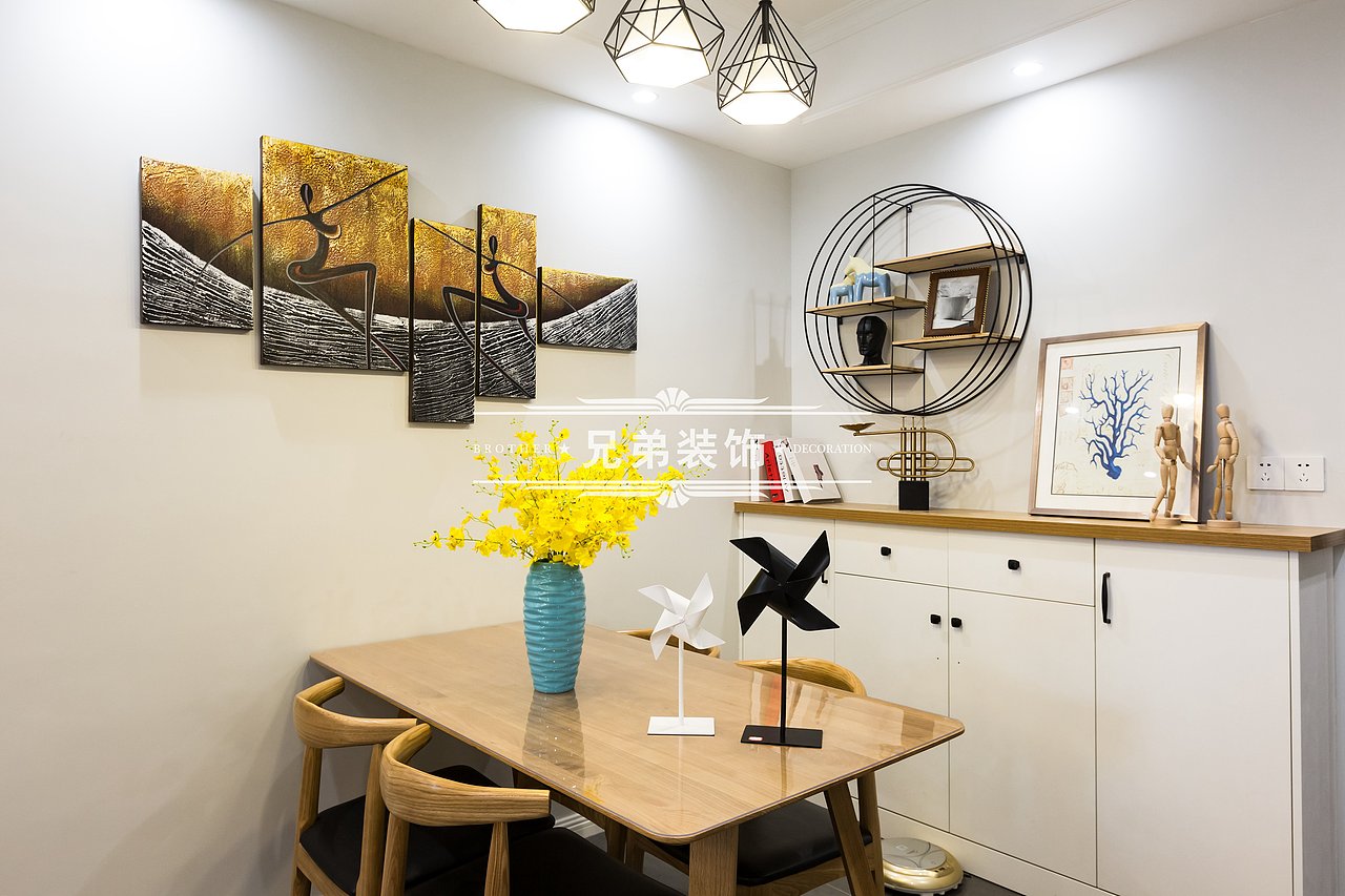 保利江上明珠装修完工实景图|兄弟装饰全案设计江北店