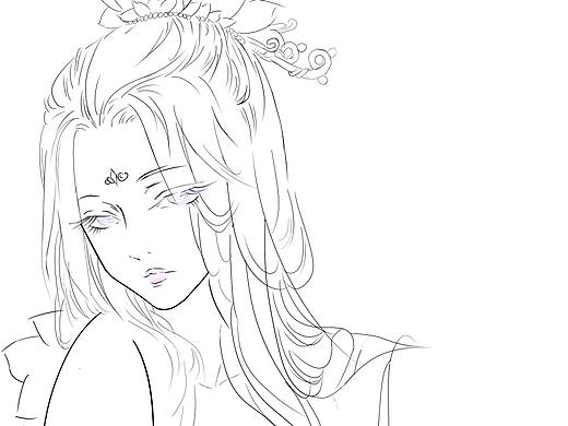 第一次手绘线稿