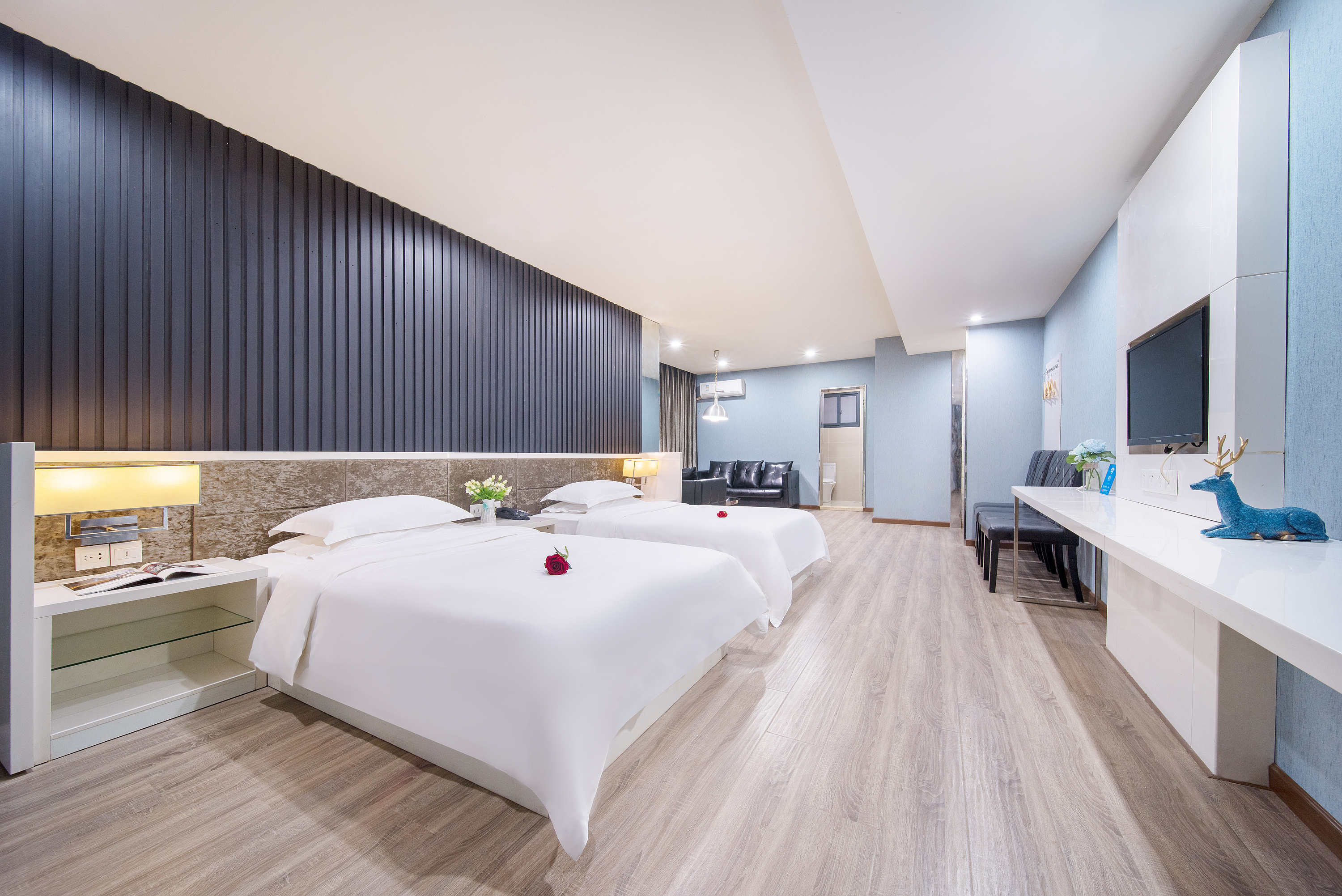 武汉荔枝精选酒店客房拍摄