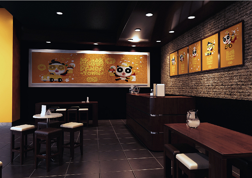 熊喵镇餐饮品牌案例（图ZNjE3MTEwODg=） - IP形象 - 站酷设计师画_语原创素材 - 站酷ZCOOL