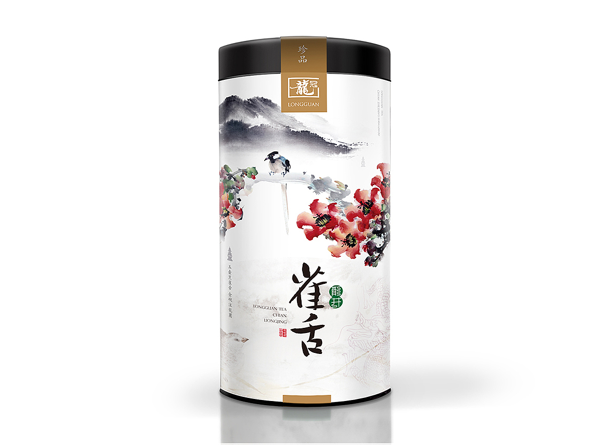 龙冠龙井茶(图ZMjk0Mzc0NTY=) - 包装 - 站酷设计师于韦原创素材 - 站酷ZCOOL
