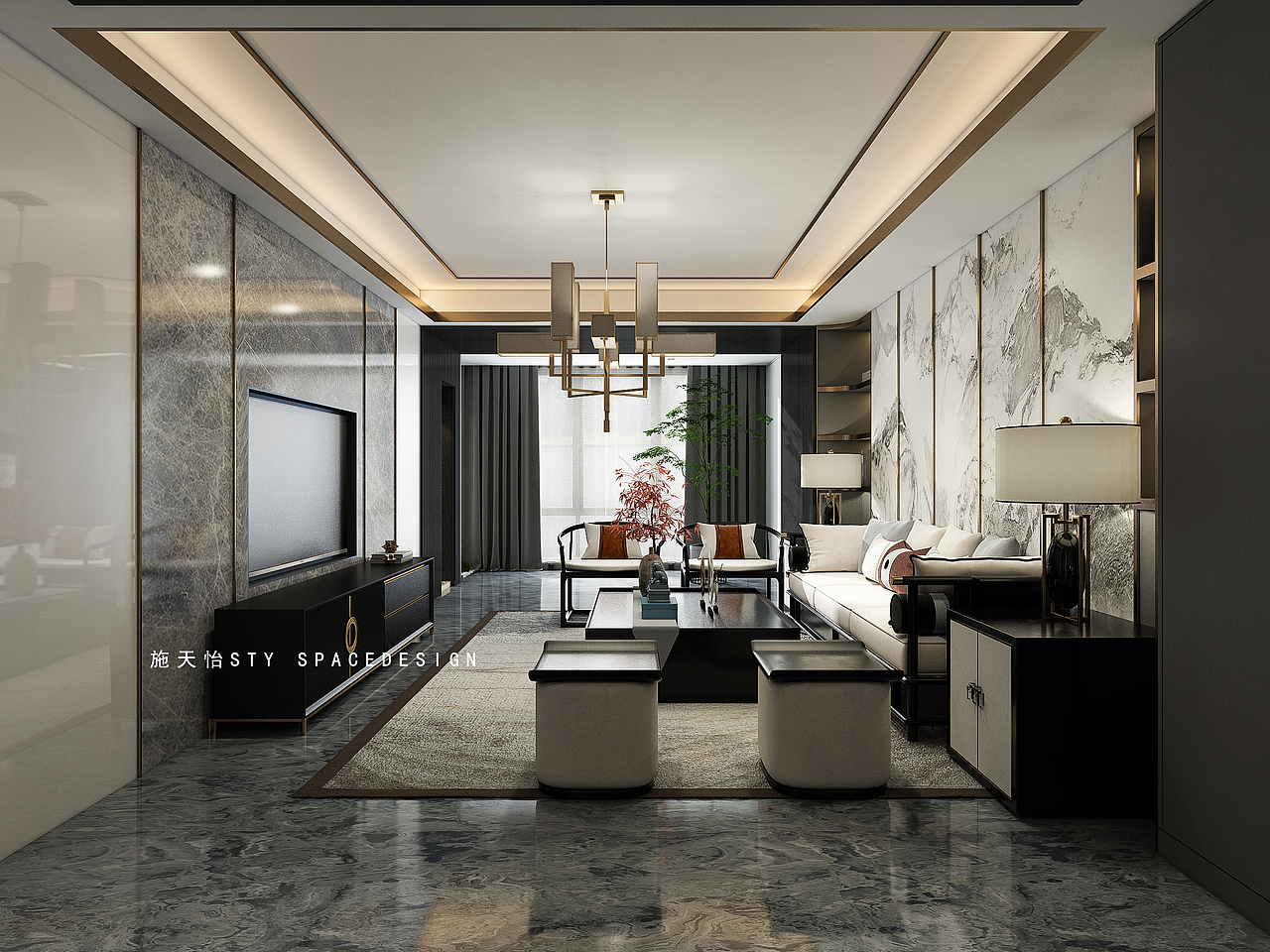 新中式里的轻奢