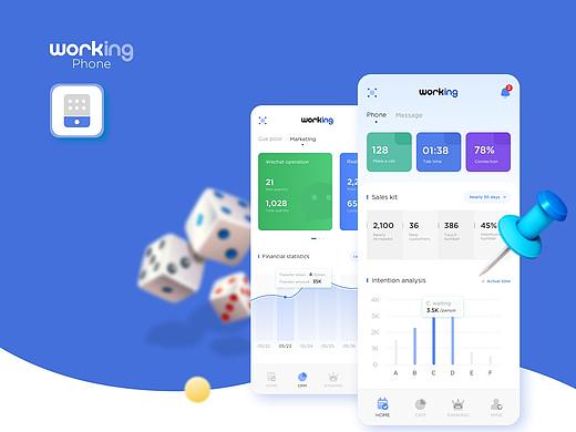 Working phone（个人主页-ZNTMwOTYzMzI=） - APP界面 - 站酷设计师设即便原创素材 - 站酷ZCOOL