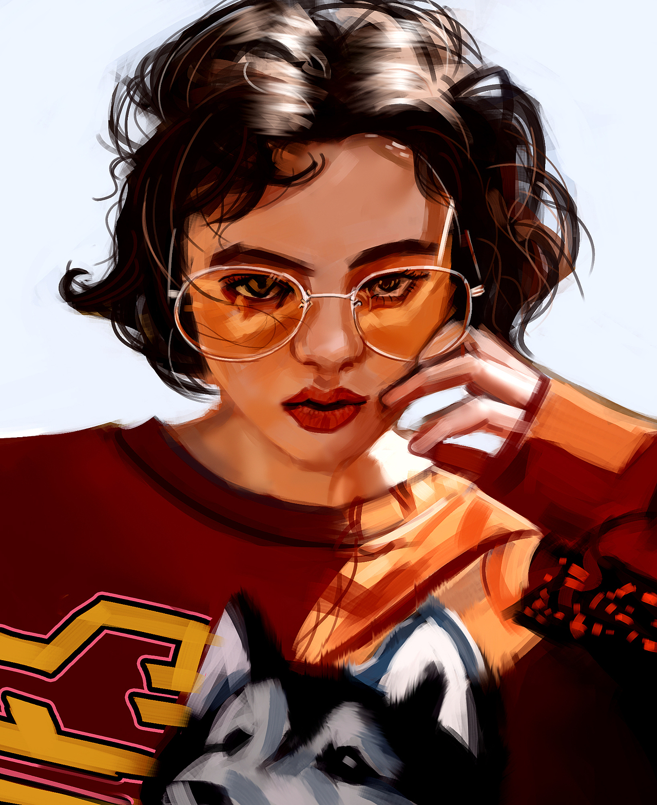 女孩（图ZMjg0NTg4MjM2） - 创作习作 - 站酷设计师風薫原创素材 - 站酷ZCOOL