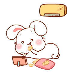 背带兔夏季篇（图ZMjExNDQ0MTUy） - 网络表情 - 站酷设计师Emailyaya原创素材 - 站酷ZCOOL