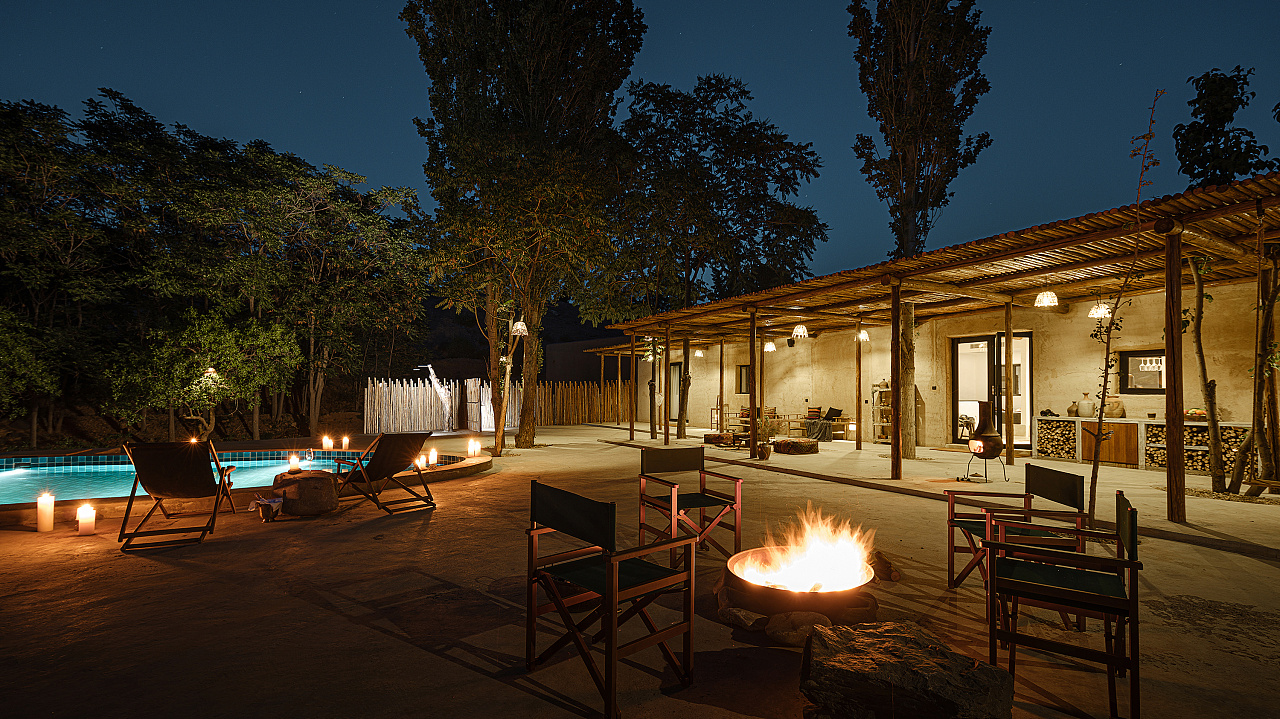 黄河宿集民宿核桃小院室外景观