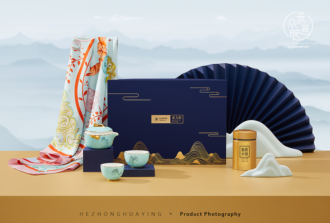万事利丝绸 || 春茶-礼盒篇(图ZMjQ4ODY4NjU2) - 产品摄影 - 站酷设计师禾众画映原创素材 - 站酷ZCOOL