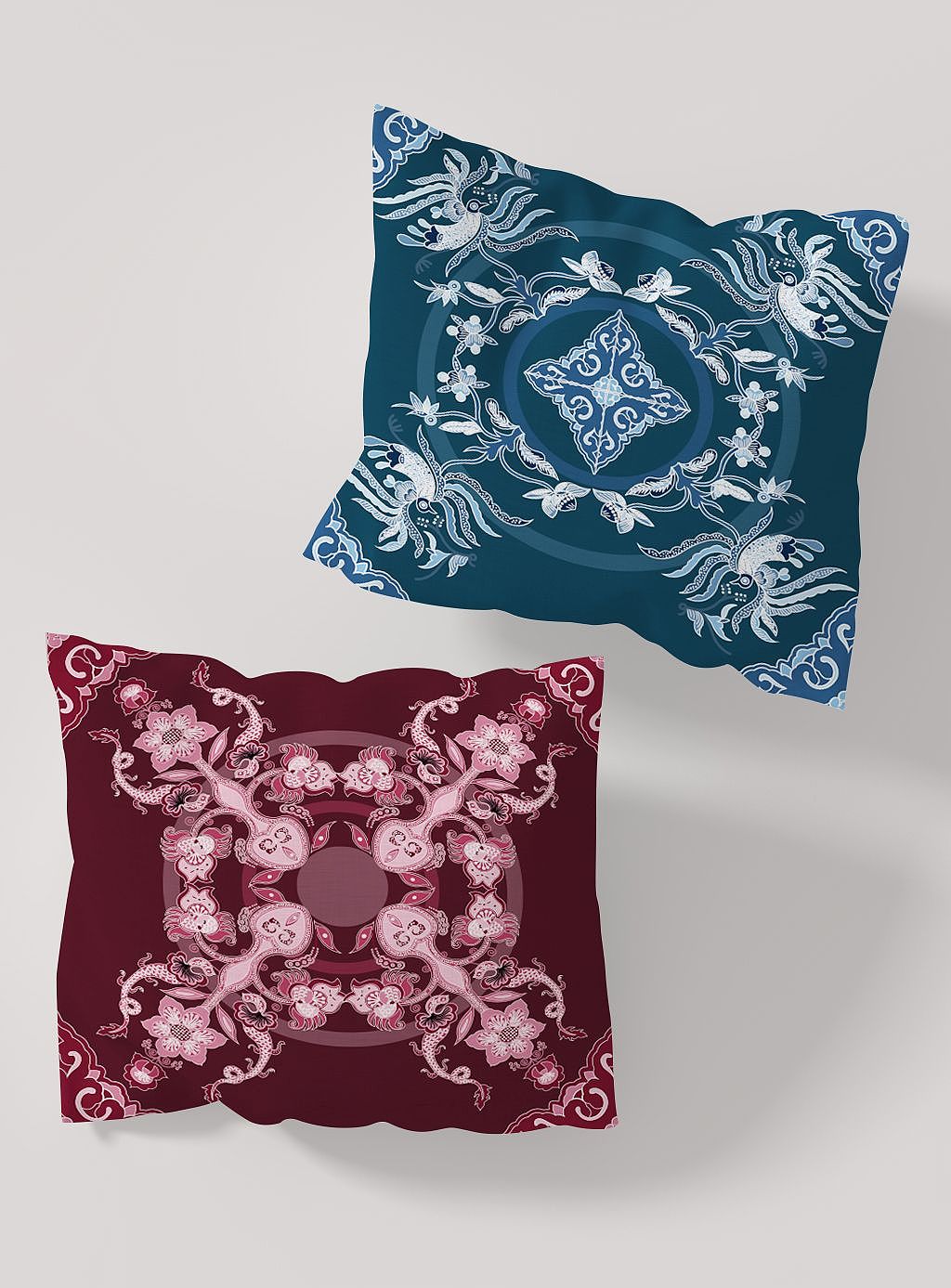 白族花卉图案文创设计