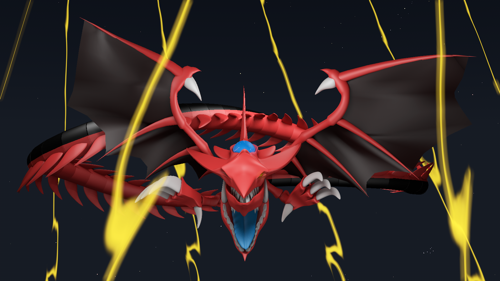 c4d-奥西里斯的天空龙