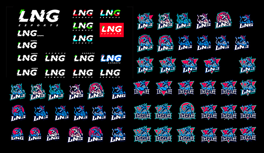 LNG电子竞技俱乐部品牌形象设计-集智创想（图ZMTczMzAyMDAw） - 品牌 - 站酷设计师宇宙波文化原创素材 - 站酷ZCOOL
