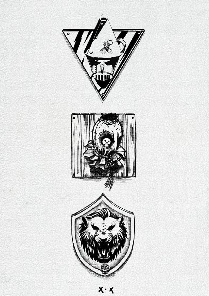 恶童原创纹身手稿请勿盗图